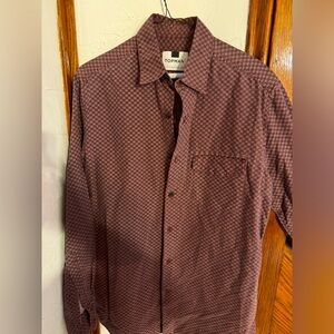 Top Man Checked Button Down Shirt